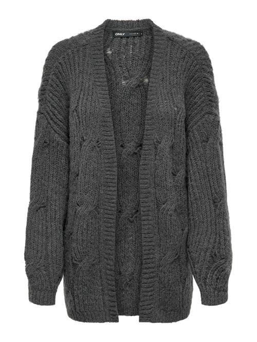 Se ONLY Oversized cardigan  mørkegrå ved About You