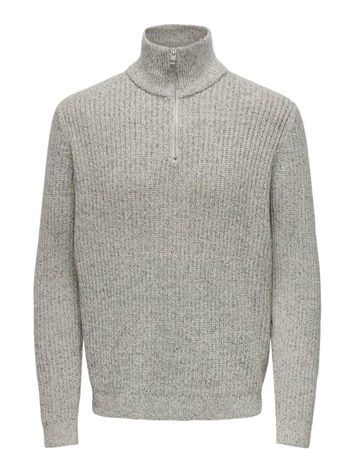 Se Only & Sons Pullover 'ONSMALAKI'  greige / sort ved About You