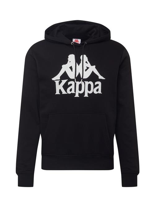 KAPPA Sportsweatshirt 'Taino'  sort / hvid