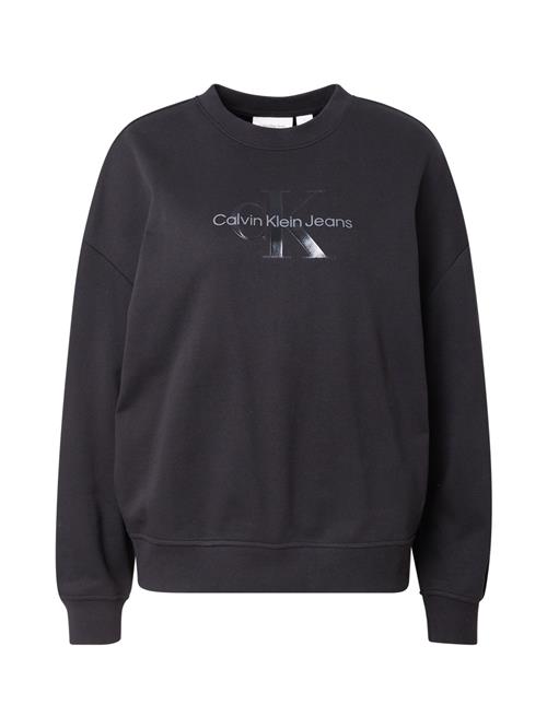 Calvin Klein Jeans Sweatshirt  grå / sort