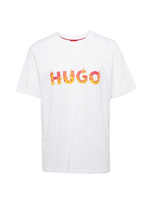 Se HUGO Bluser & t-shirts 'Danda'  orange / rød / hvid ved About You