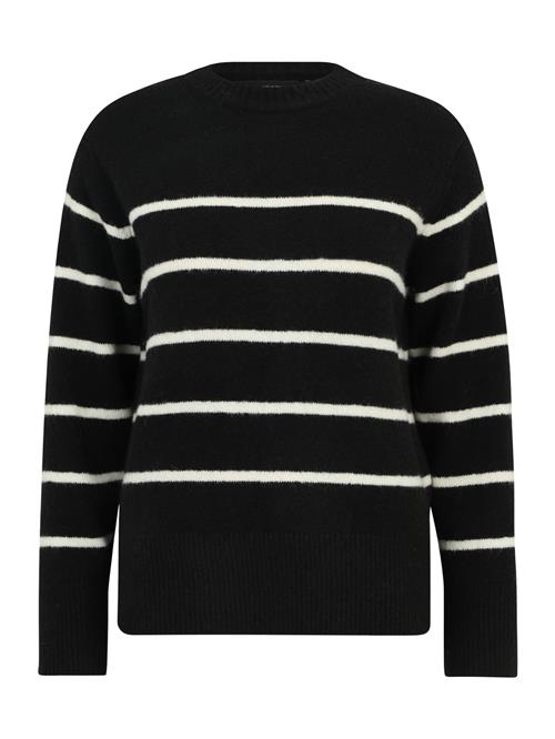 Se Vero Moda Petite Pullover 'VMFLAWLESS'  sort / hvid ved About You