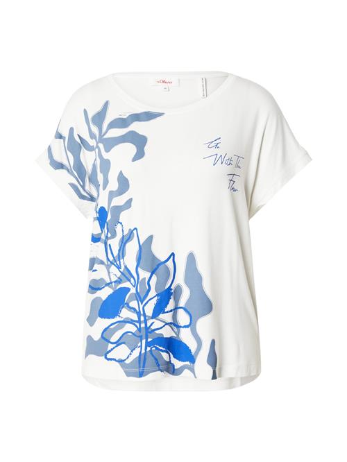 Se s.Oliver Shirts  blå / safir / offwhite ved About You