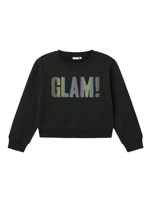 NAME IT Sweatshirt 'NKFRUMA'  opal / gul / lilla / sort