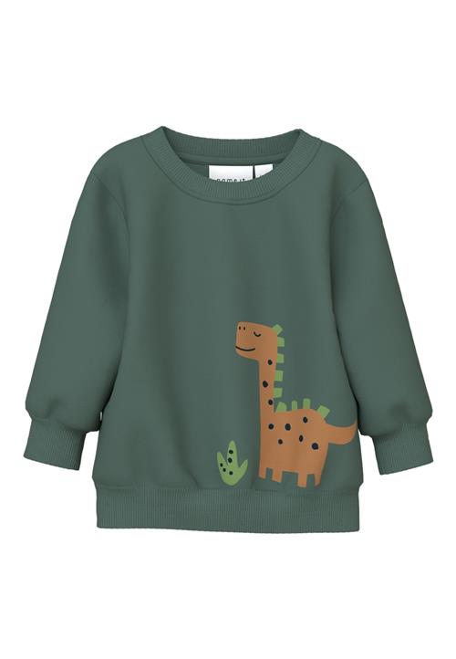 NAME IT Sweatshirt 'NBMVONNE'  camel / grøn / gran / sort