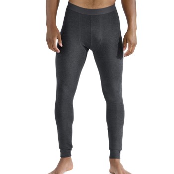 Bread & Boxers Bread and Boxers Organic Cotton Long Johns Mørkgrå  økologisk bomuld Small Herre