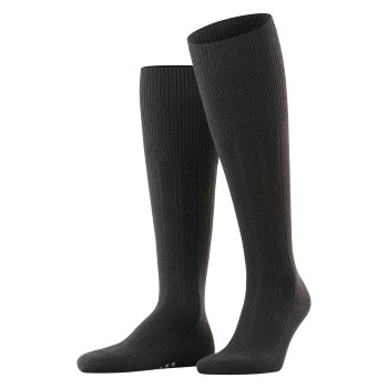 Falke KGaA Falke Strømper Lhasa Rib Knee-High Sock Sort Str 39/42 Herre