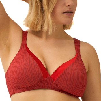 NATURANA Bh The Wednesday Padded Non Wired Bra Rød polyamid A 75 Dame