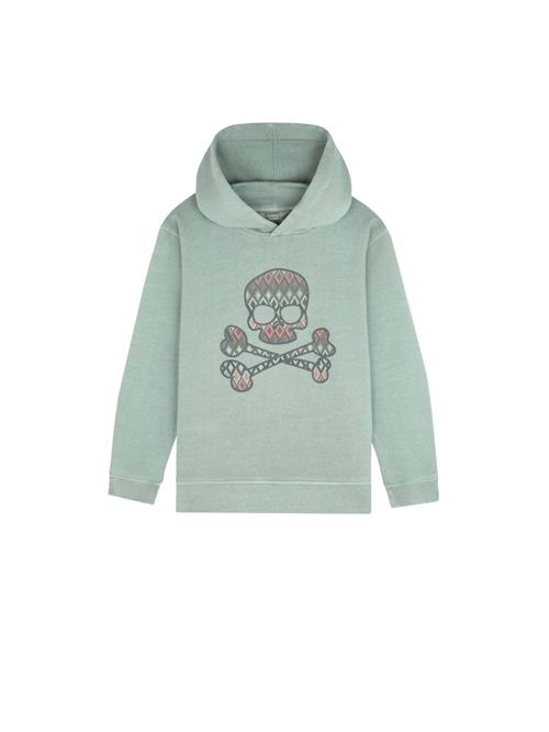 Se Scalpers Sweatshirt 'Kilim Skull'  blå-meleret ved About You