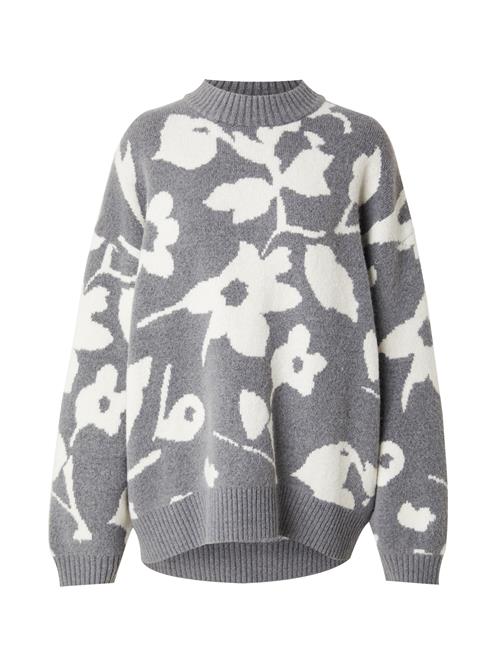 Se Monki Pullover  grå / hvid ved About You