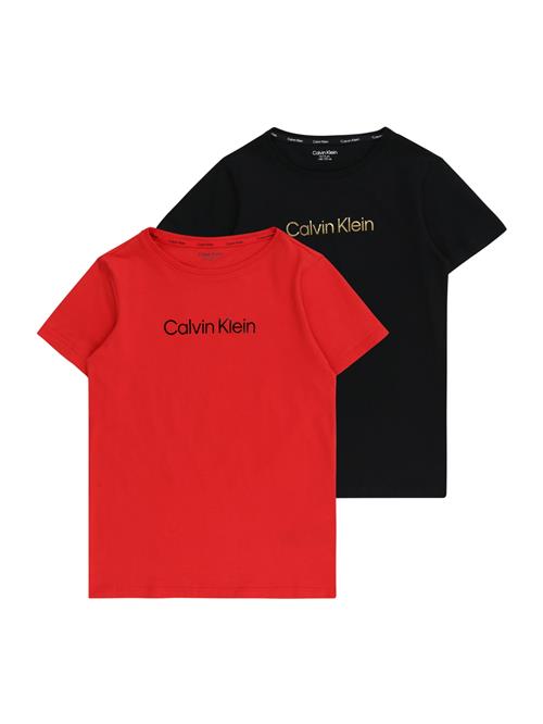 Se Calvin Klein Jeans Bluser & t-shirts  gylden gul / knaldrød / sort ved About You