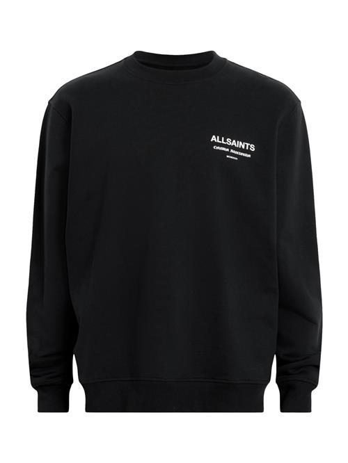 Se AllSaints Sweatshirt 'SANCTUM'  sort / hvid ved About You