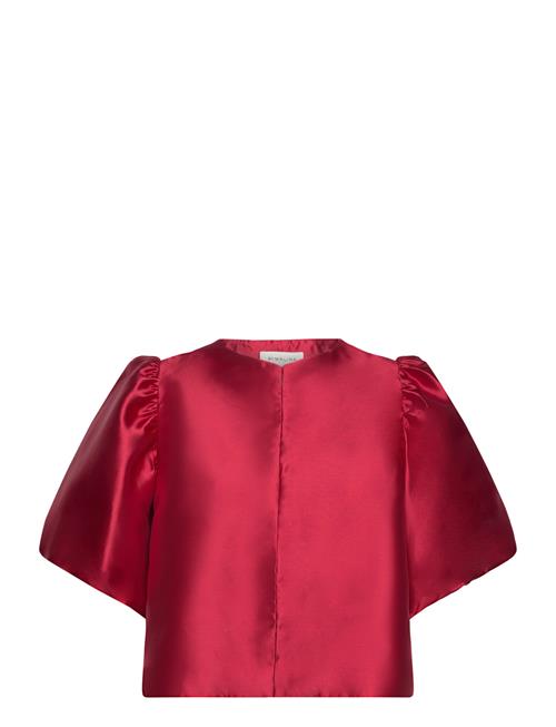 Malina Cleo Pouf Sleeve Blouse Malina Red