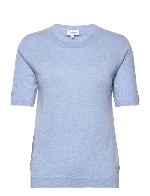 Davida Cashmere T-Shirt Over D Davida Cashmere Blue