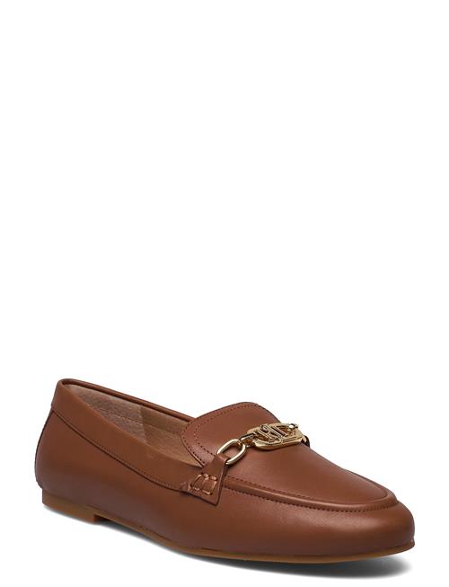 Se Lauren Ralph Lauren Averi Nappa Leather Loafer Lauren Ralph Lauren Brown ved Booztlet