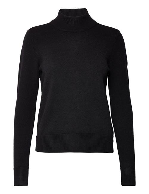 Se Vila Viril Crewneck L/S Knit Top - Vila Black ved Booztlet