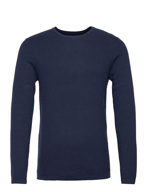 Tom Tailor Zigzag Structured Crewneck Tom Tailor Navy