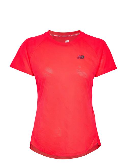 New Balance Q Speed Jacquard Short Sleeve New Balance Red