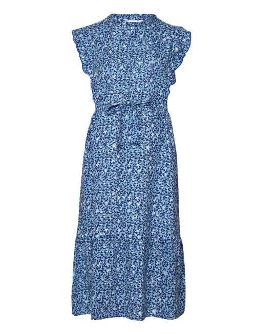 Mamalicious Mldee Lia S/L Wo Midi Dress 2F A. Mamalicious Blue