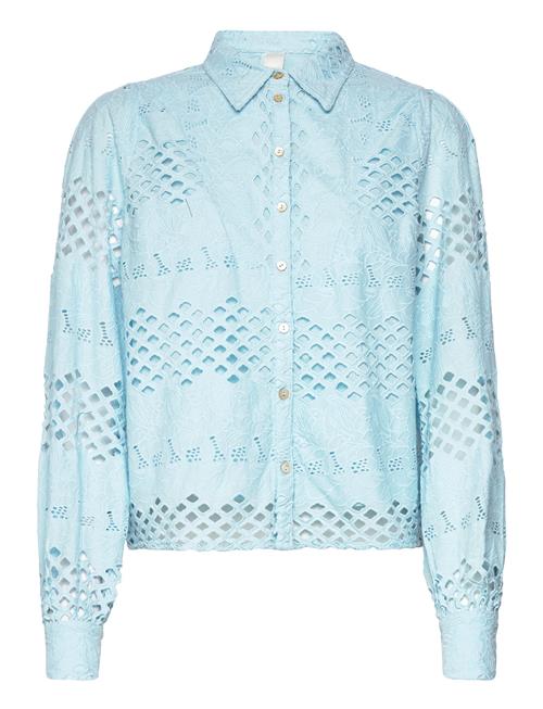 YAS Yashally Ls Shirt S. - Ca YAS Blue