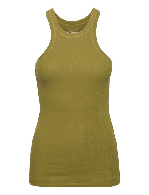 Se G-Star RAW Italian Army Ultra Slim Tank Top Wm G-Star RAW Green ved Booztlet