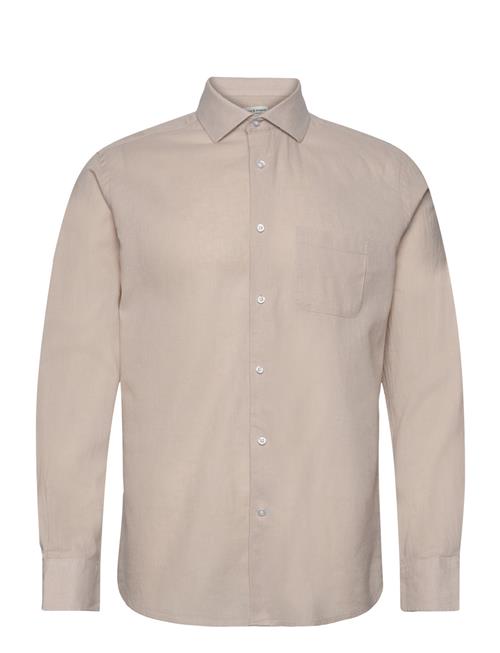 Bruun & Stengade Bs Ferrol Casual Slim Fit Shirt Bruun & Stengade Cream