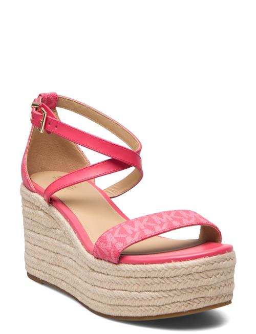 Michael Kors Serena Wedge Espadrille Michael Kors Pink