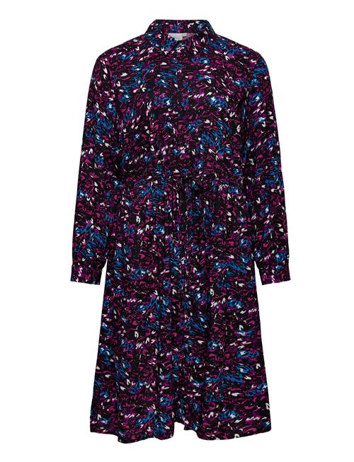 ONLY Carmakoma Caramabel Life L/S Blk Dress Aop ONLY Carmakoma Black