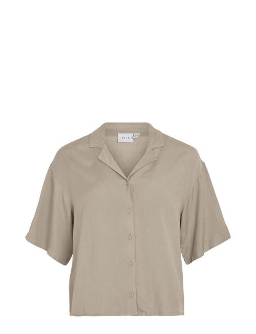 Vila Vipricil S/S Shirt/Su - Noos Vila Beige