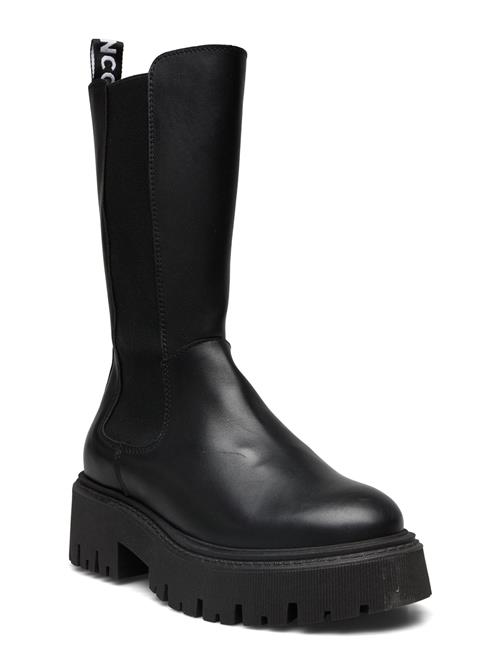 Bianco Biagarbi High Chelsea Boot Crust Bianco Black