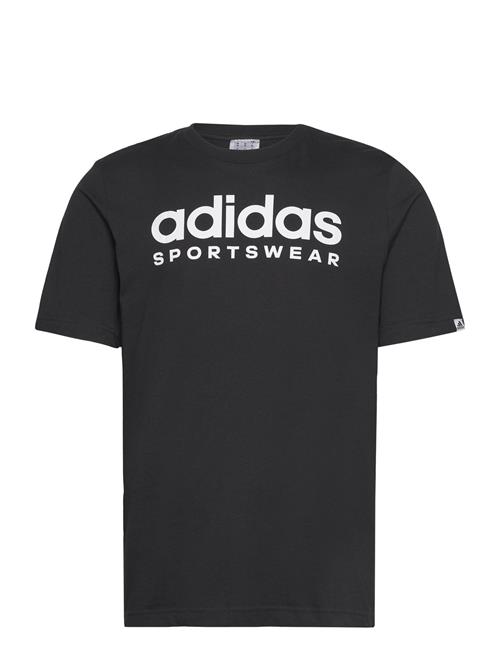 Se adidas Sportswear Spw Tee Adidas Sportswear Black ved Booztlet