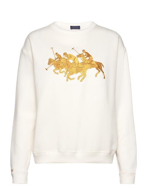 Se Polo Ralph Lauren Lunar New Year Triple-Pony Sweatshirt Polo Ralph Lauren White ved Booztlet