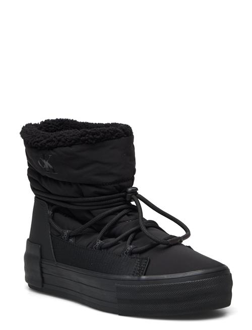 Se Calvin Klein Bold Vulc Flatf Snow Boot Wn Calvin Klein Black ved Booztlet