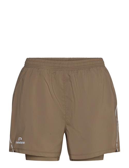 Newline Nwlfast 2In1 Zip Pocket Shorts W Newline Brown