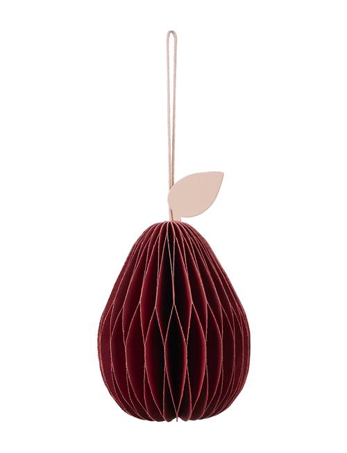 Se Broste Copenhagen Pear Ornament Broste Copenhagen Red ved Booztlet