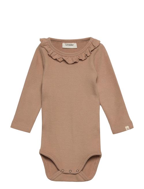 Lil'Atelier Nbfthora Ls Slim Body Lil Lil'Atelier Beige