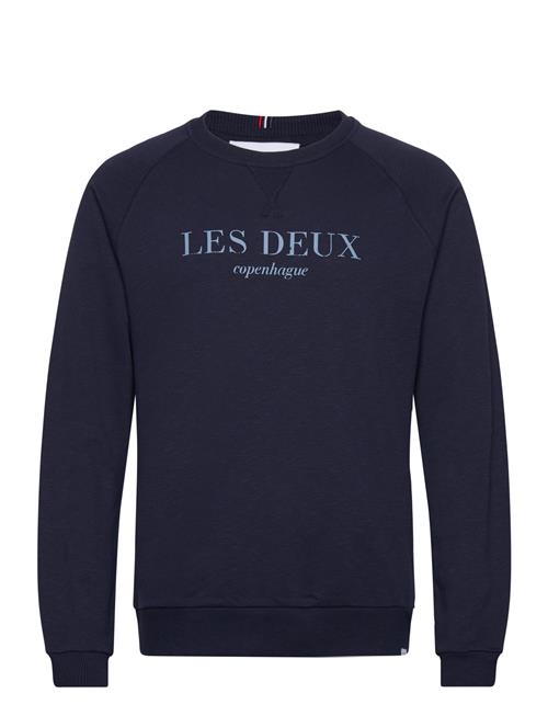 Se Les Deux Amalfi Sweatshirt Les Deux Navy ved Booztlet