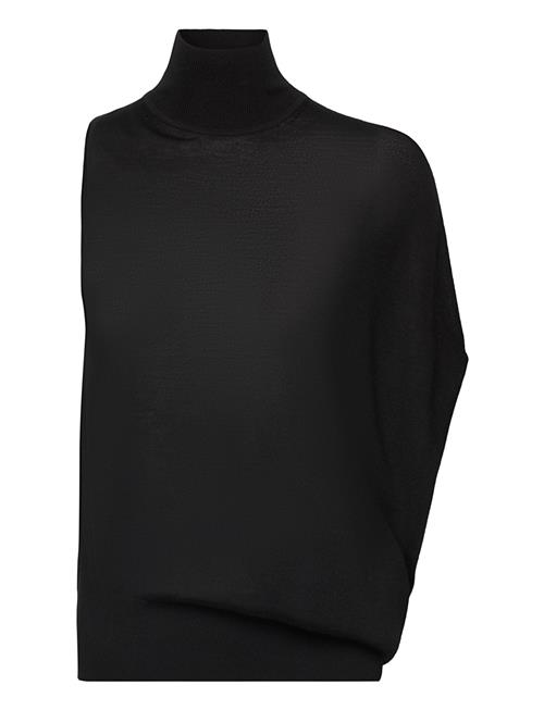 Calvin Klein Extra Fine Wool Gathered Sweater Calvin Klein Black