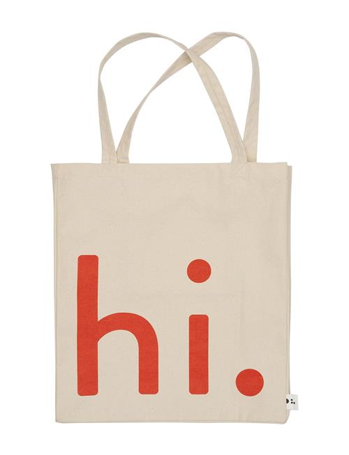 Design Letters Hi. Travel Bag Design Letters Beige