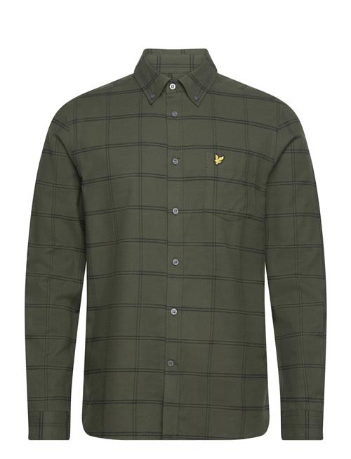 Lyle & Scott Windowpane Shirt Lyle & Scott Khaki