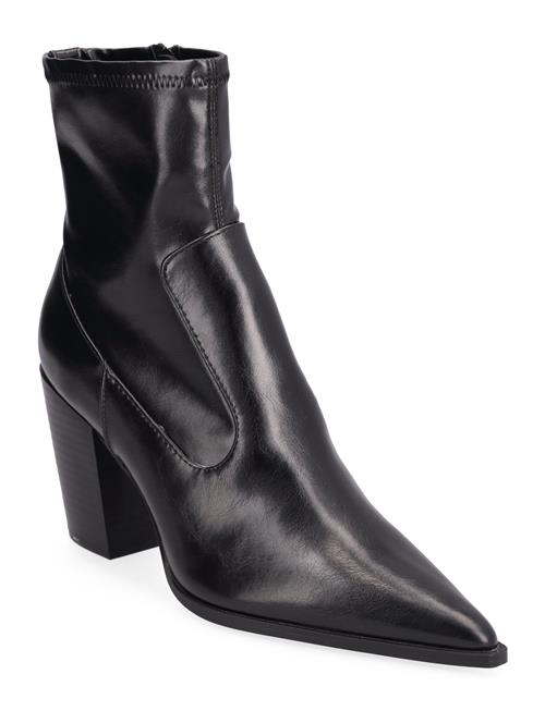 Mango Pointed-Toe Ankle Boot Swith Zip Closure Mango Black