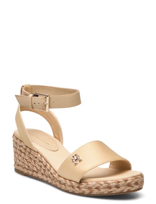 Tommy Hilfiger Colorful Wedge Satin Sandal Tommy Hilfiger Beige