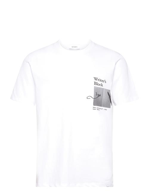 Se Les Deux Newspaper T-Shirt Les Deux White ved Booztlet