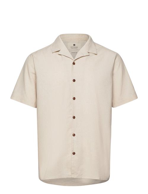 Anerkjendt Akleo S/S Cot/Linen Shirt Anerkjendt Cream