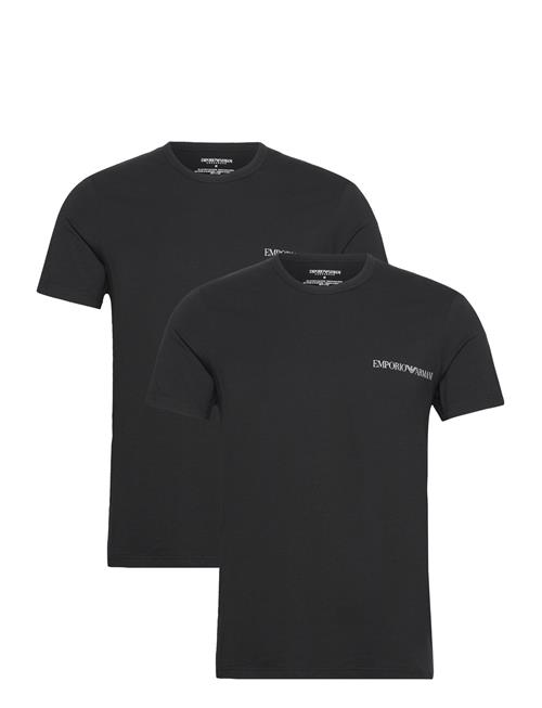 Emporio Armani Men's Knit 2-Pack T-Shirt Emporio Armani Black