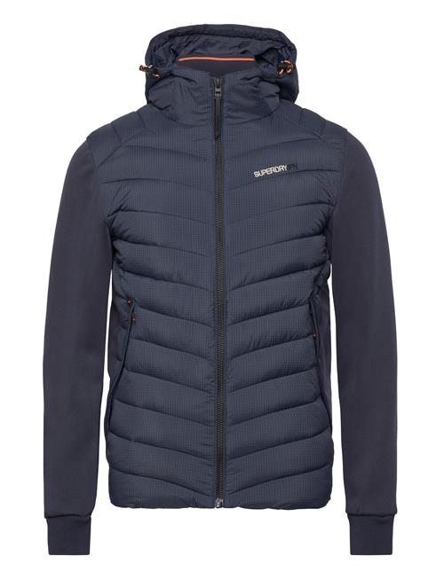 Superdry Sport Hooded Storm Hybrid Padded Jkt Superdry Sport Navy