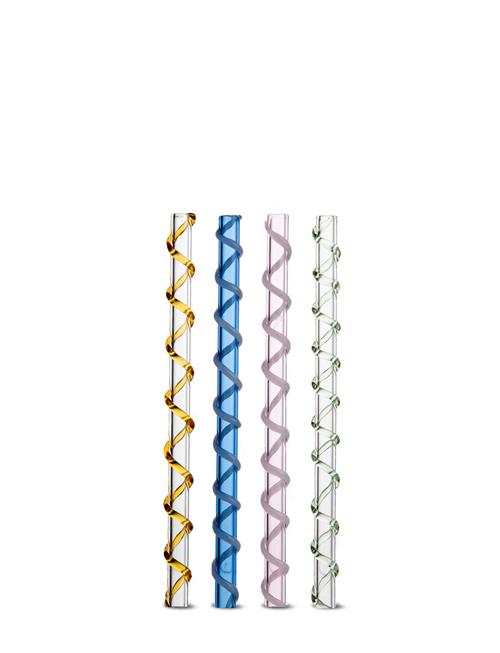 Byon Straws Celebrate 4Pcs/Set Byon Patterned