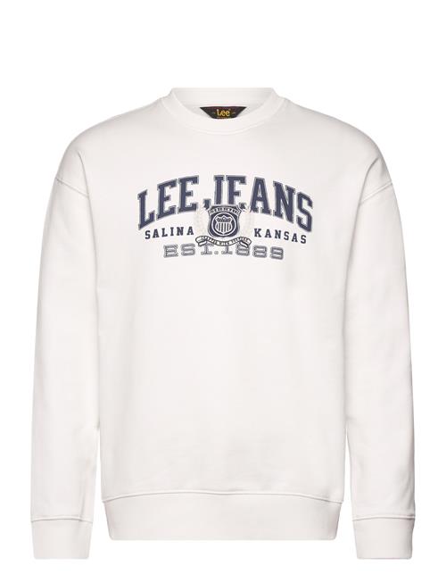 Se Lee Jeans Varsity Sws Lee Jeans White ved Booztlet