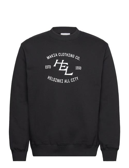 Makia All City Sweatshirt Makia Black