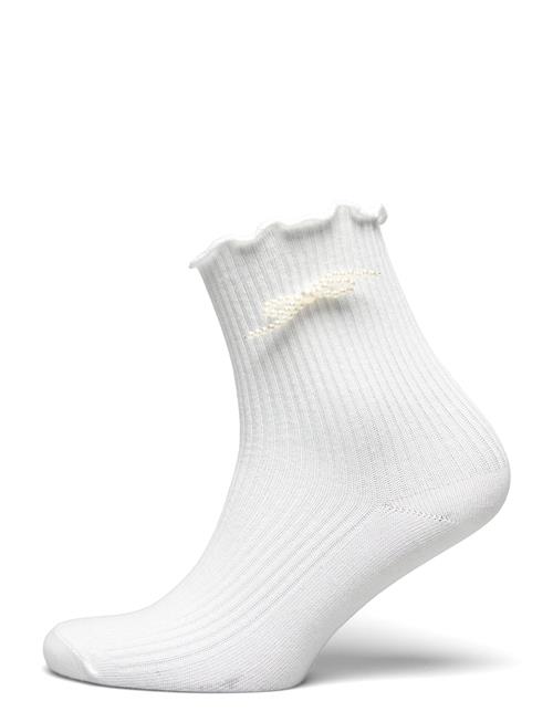 Se SUI AVA Pearly Bow Socks SUI AVA White ved Booztlet